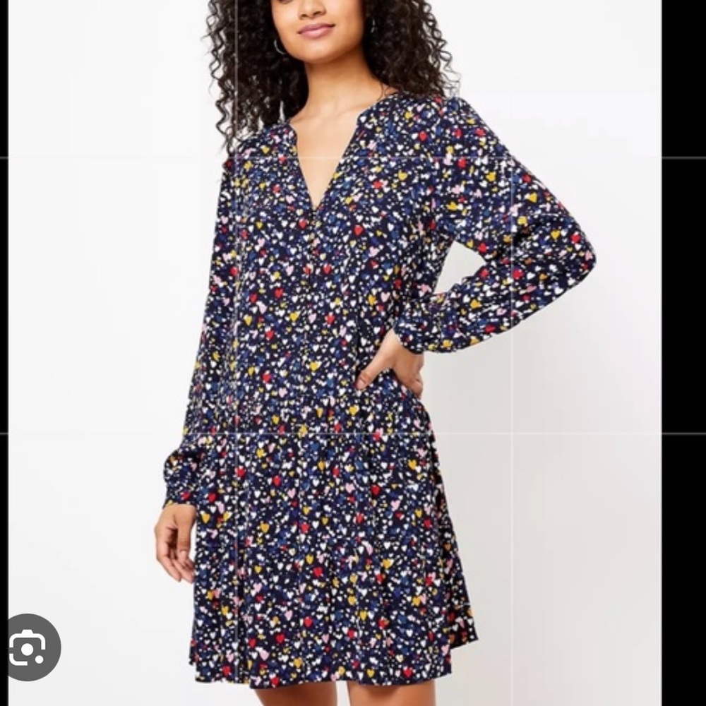 Loft multicolor dress
